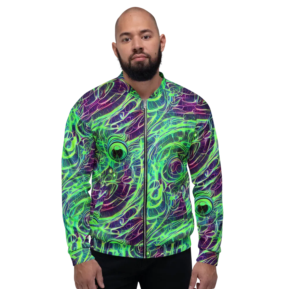 Synthwave Canopy on Bomber Jacket — Front