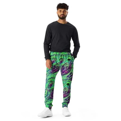 Synthwave Canopy on a Men's Joggers