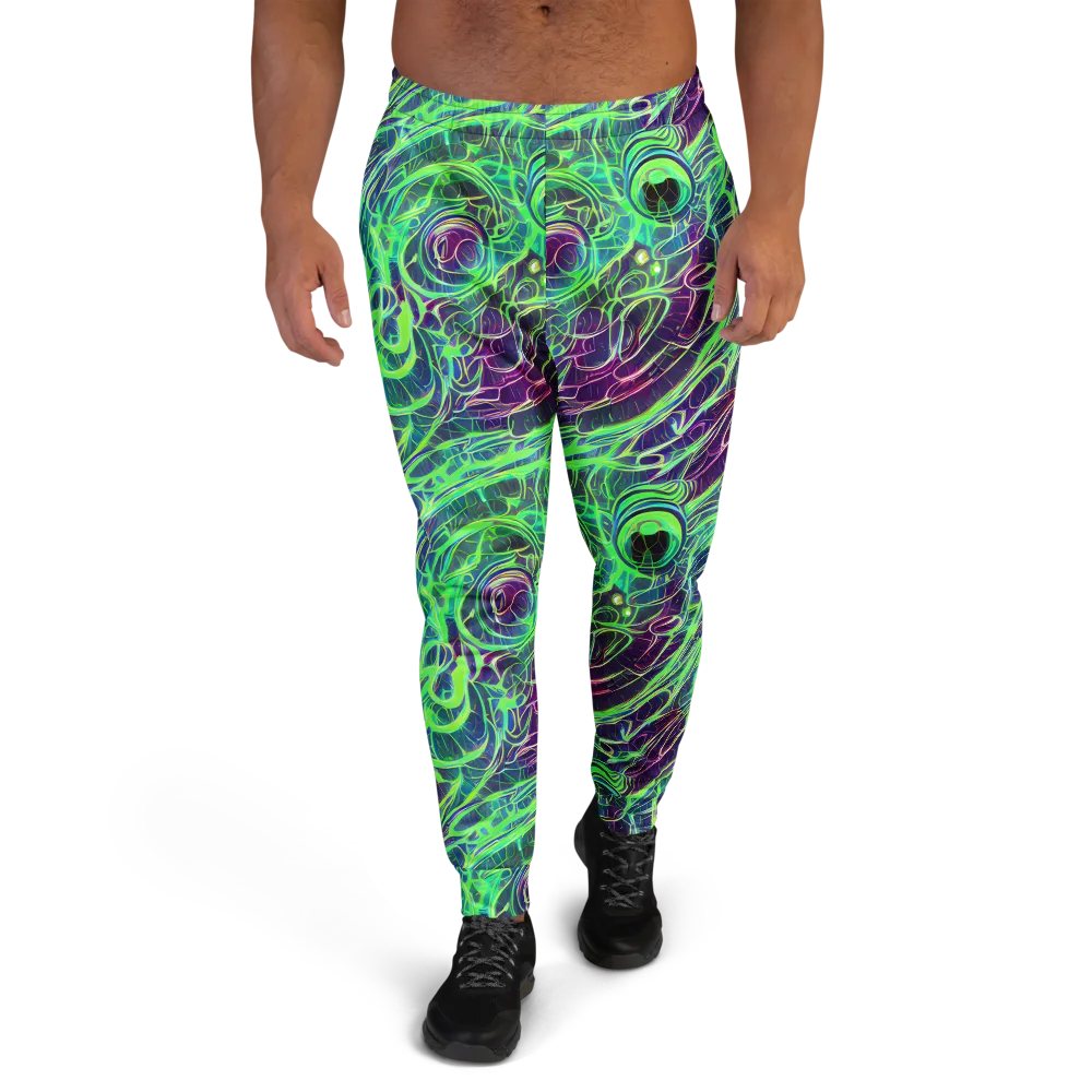 Synthwave Canopy on Men's Joggers — Front