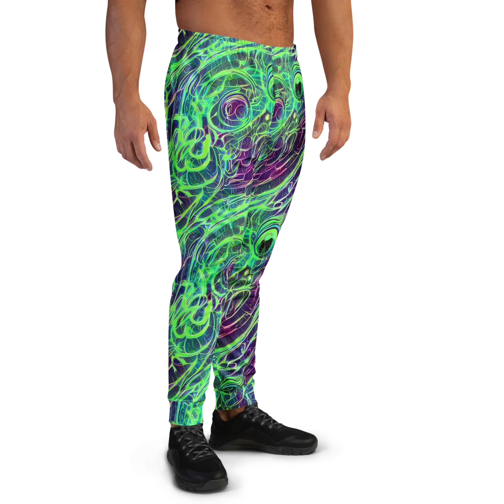 Synthwave Canopy on Men's Joggers — Right