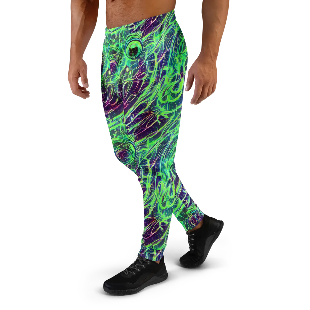 Synthwave Canopy on Men's Joggers — Left