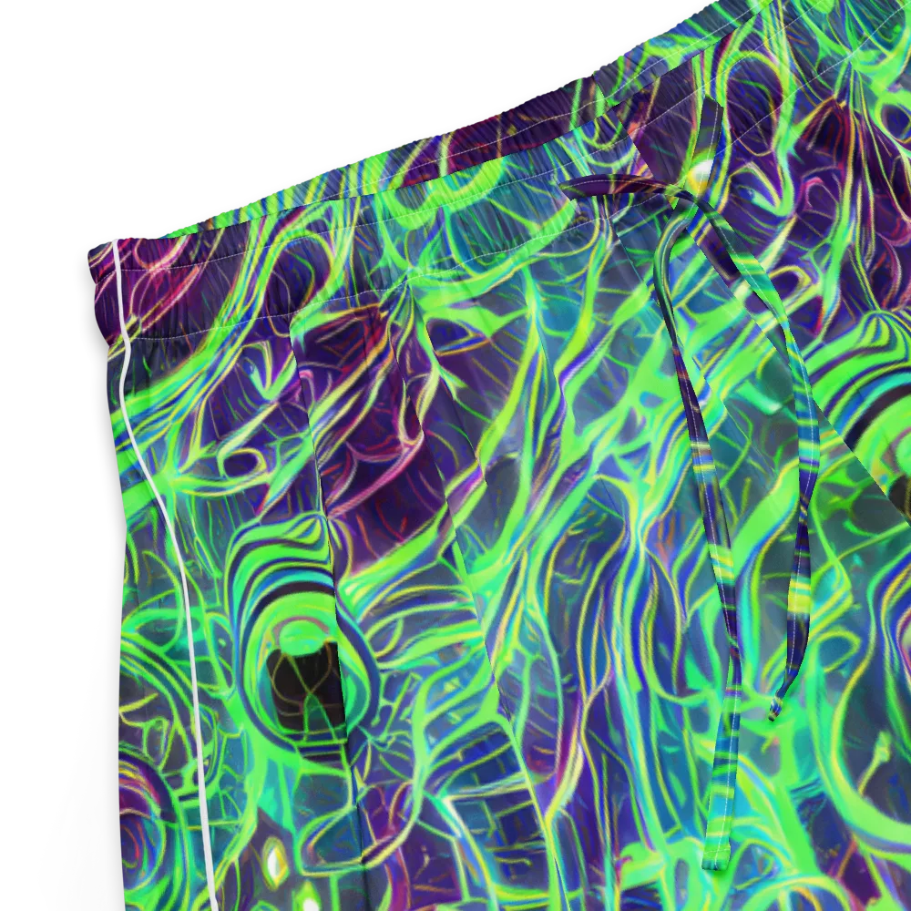 Synthwave Canopy on Women's Pajama Shorts — Product details