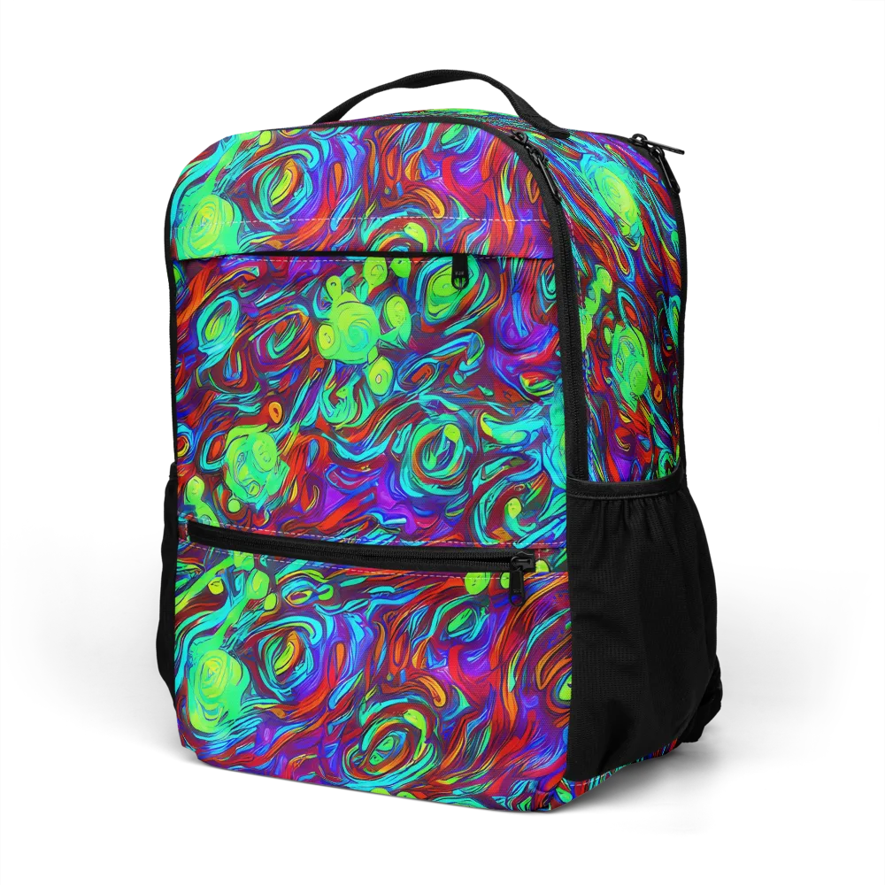 Limewave on Utility Backpack — Left Front