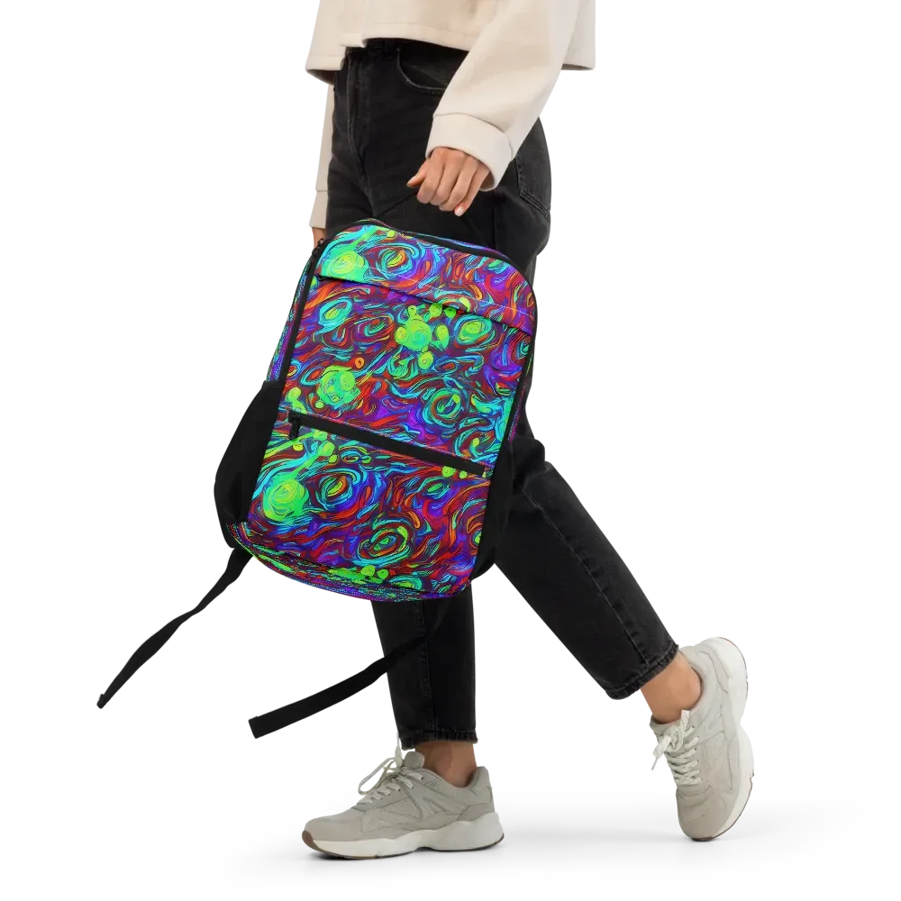 Limewave on Utility Backpack — Front