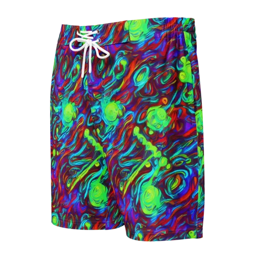 Limewave on a Men's Board Shorts
