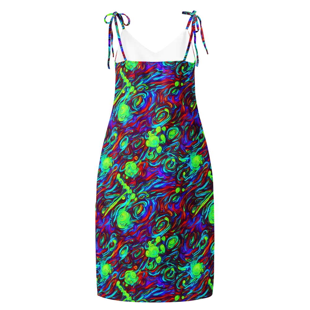 Limewave on Slip Dress — Back