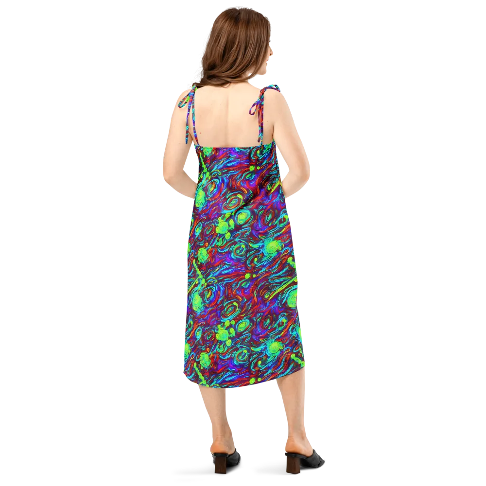 Limewave on Slip Dress — Back
