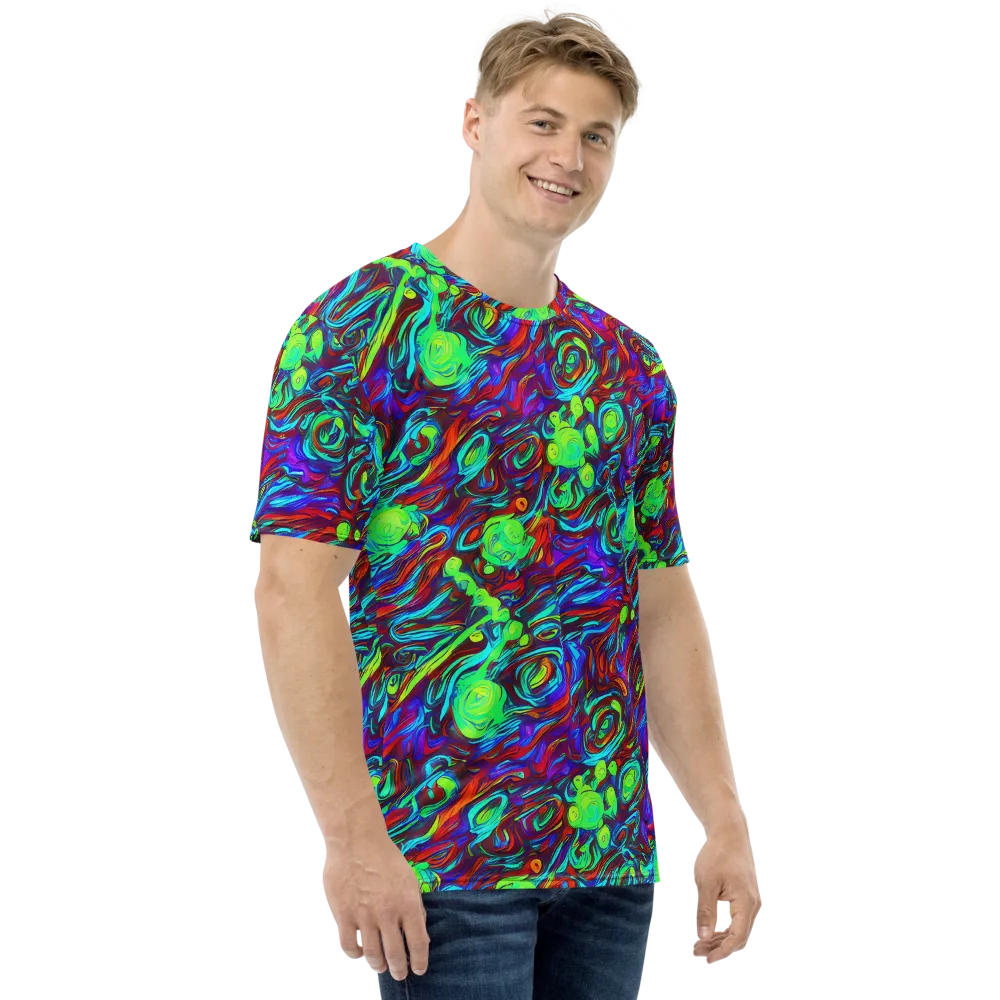 Limewave on Men's Crew Neck T-Shirt — Right