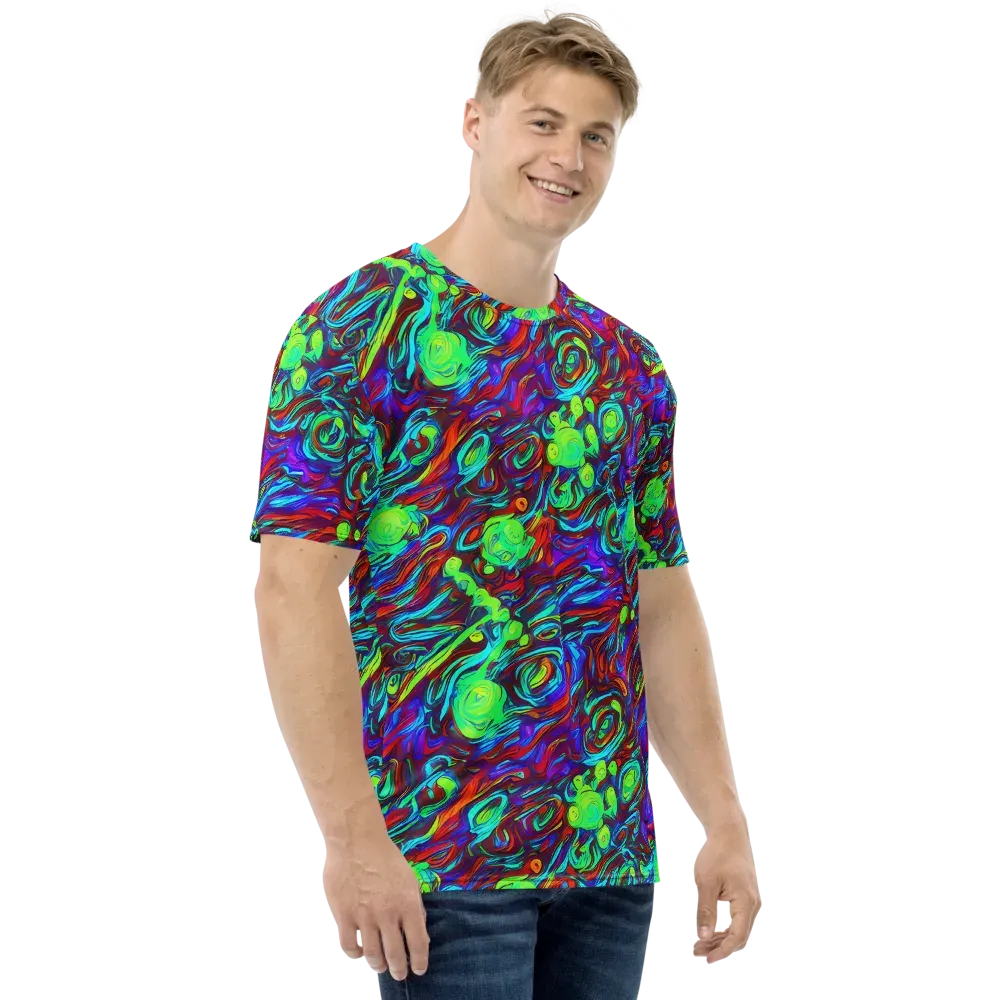 Limewave on Men's Crew Neck T-Shirt — Right