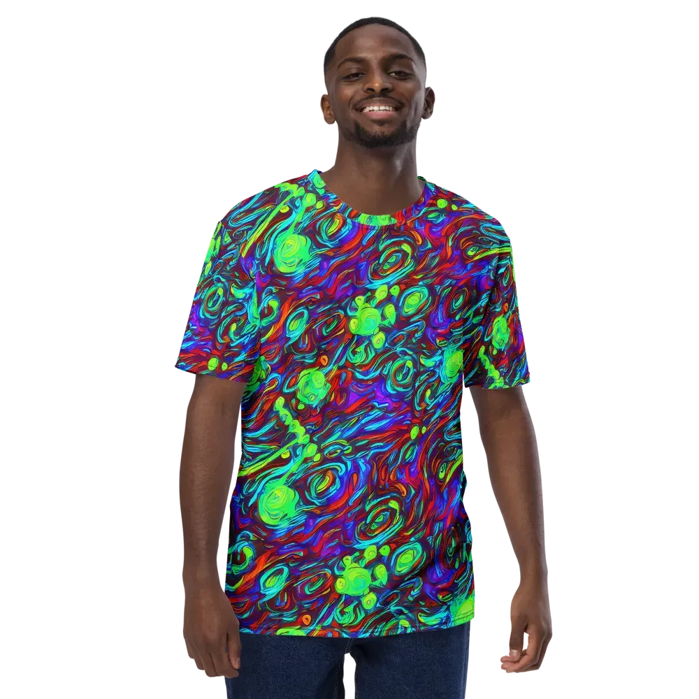 Limewave on Men's Crew Neck T-Shirt — Front