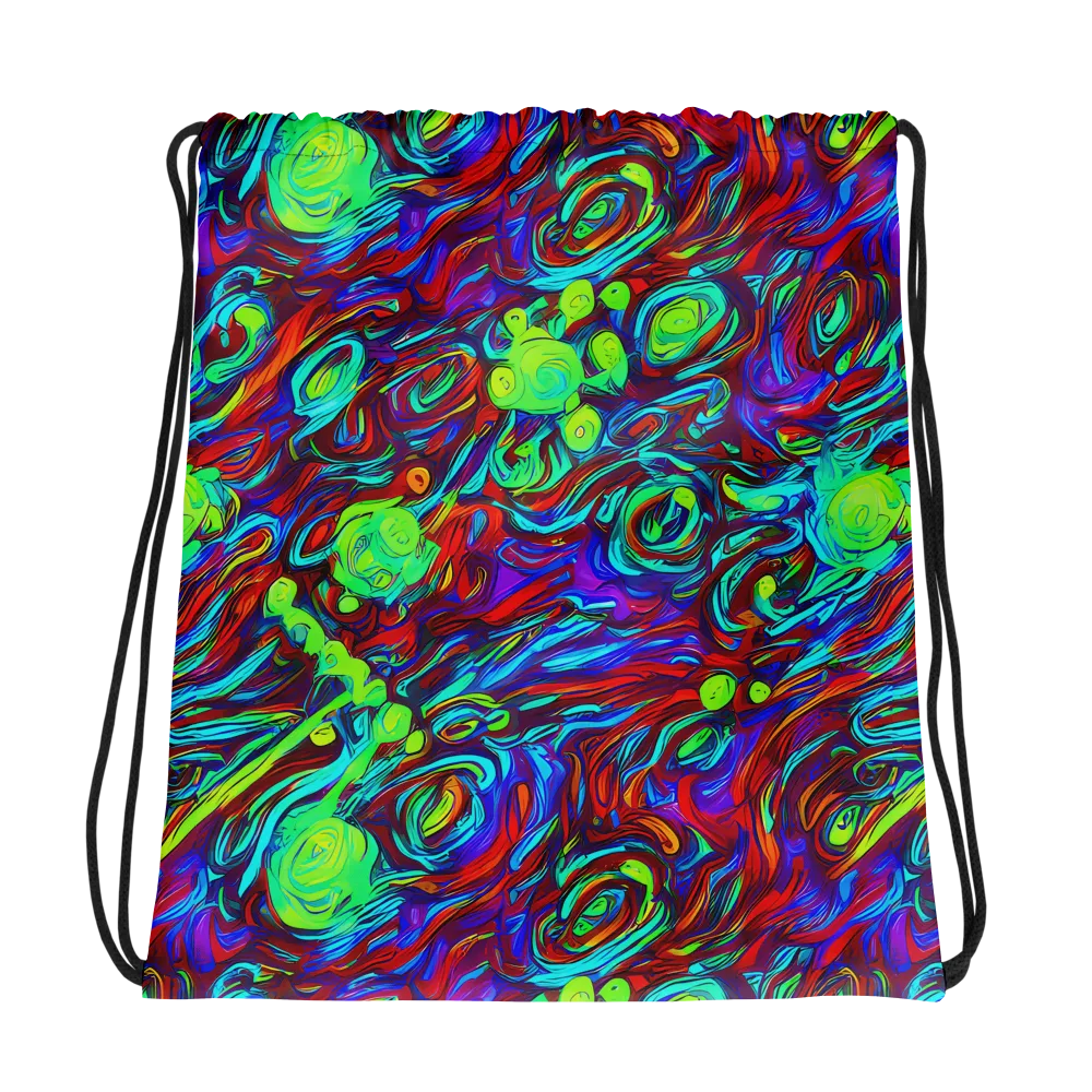Limewave on Drawstring Bag — Photo