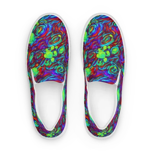 Limewave on a Women's Slip-On Canvas Shoes