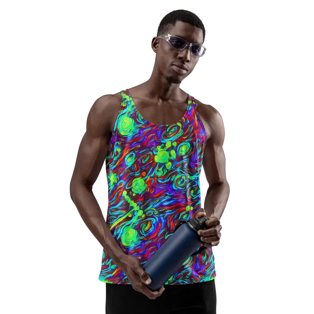 Limewave on Men's Tank Top — Front