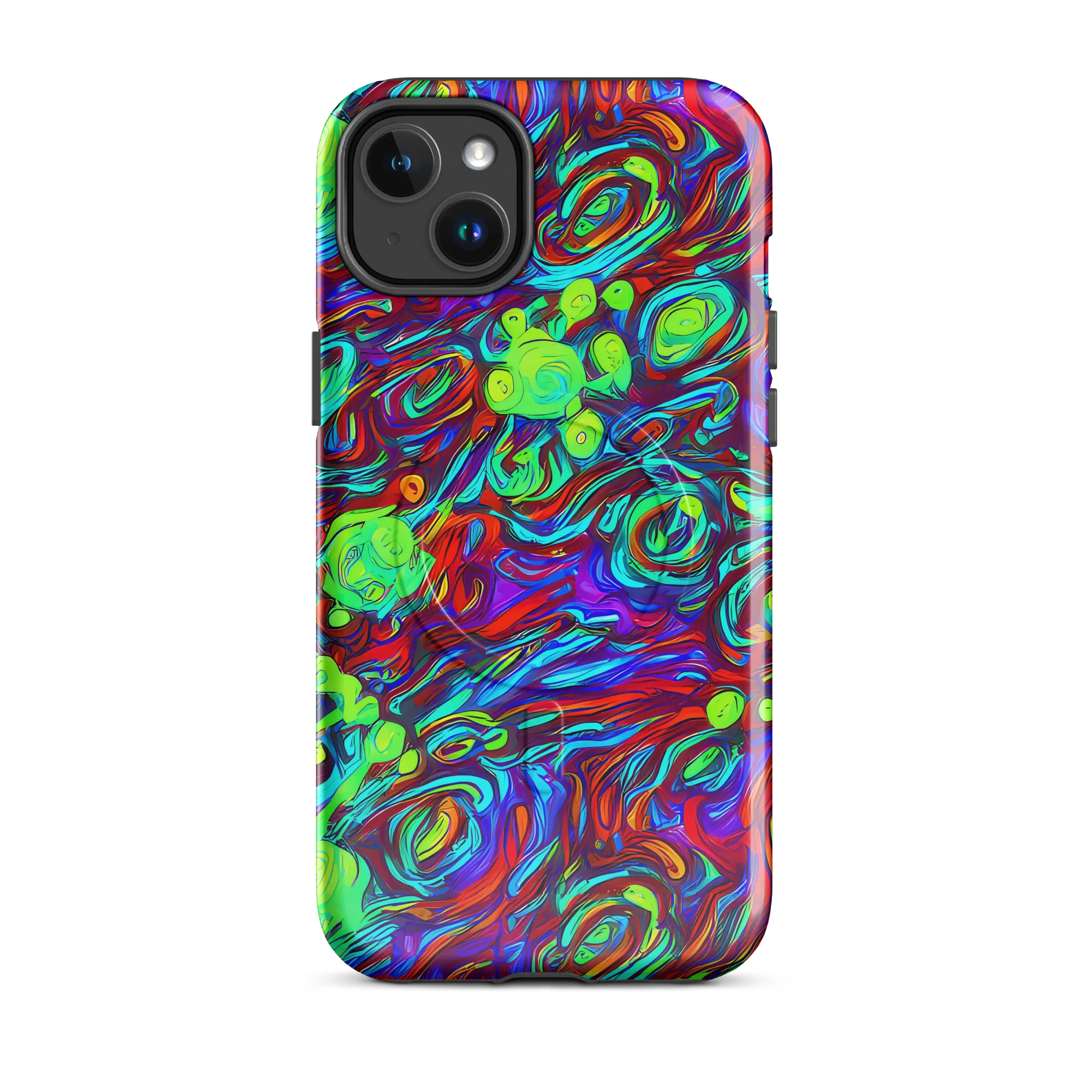 Limewave on MagSafe Tough Case for iPhone® — Front