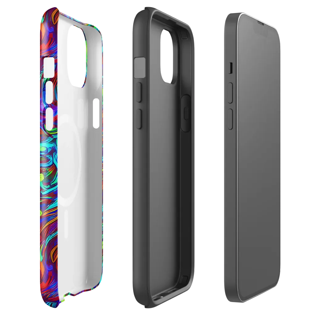 Limewave on MagSafe Tough Case for iPhone® — Front
