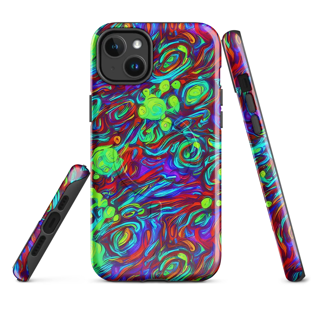Limewave on MagSafe Tough Case for iPhone® — Front