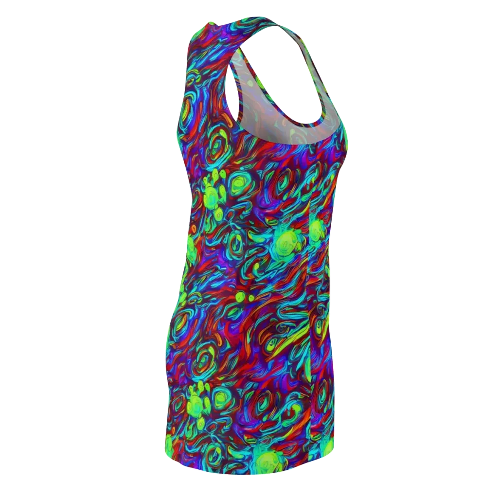 Limewave on Racerback Dress — Back Side