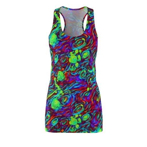 Limewave on a Racerback Dress