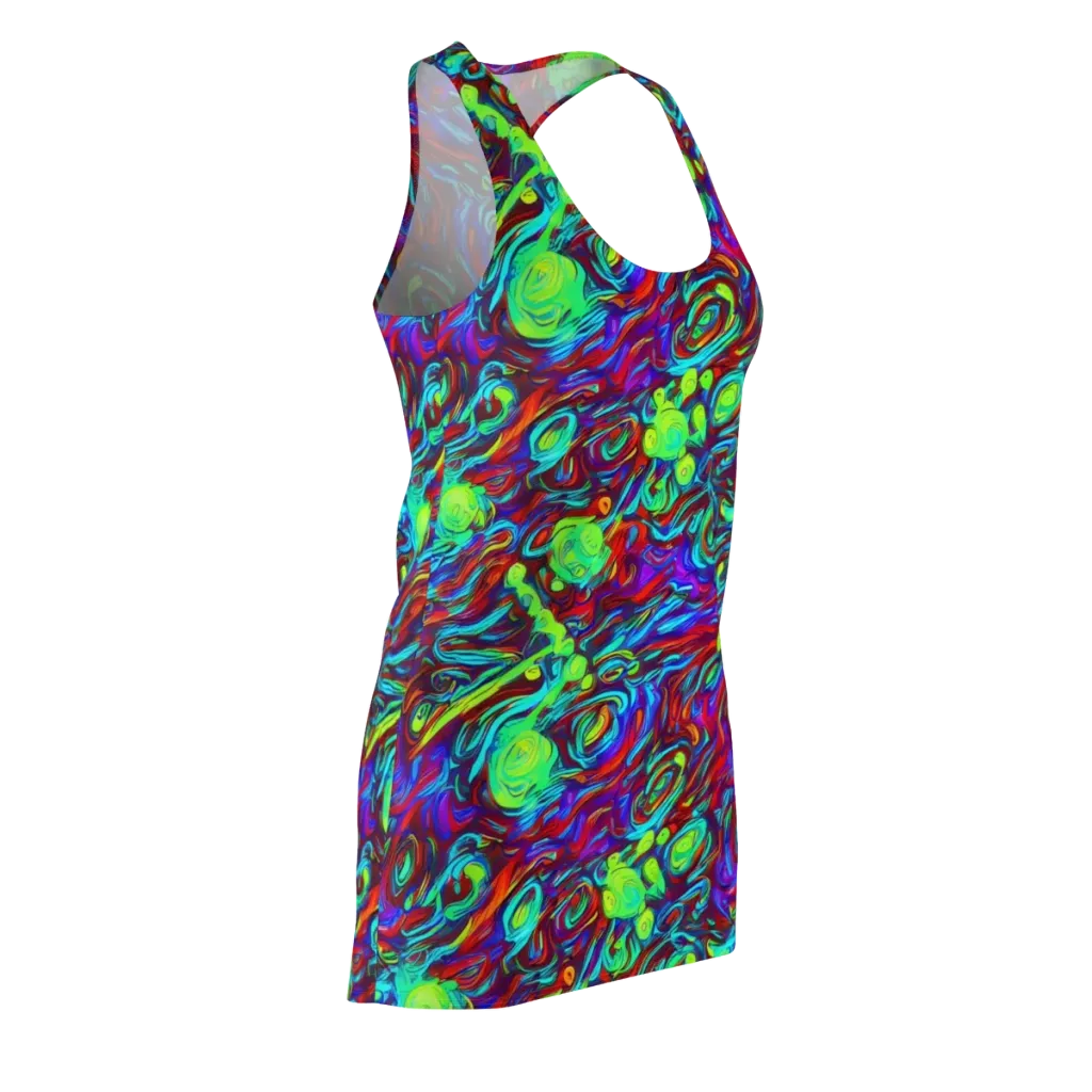 Limewave on Racerback Dress — Front Side