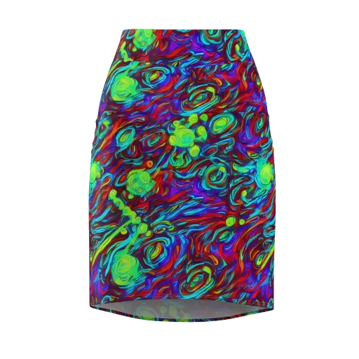 Limewave on a Pencil Skirt