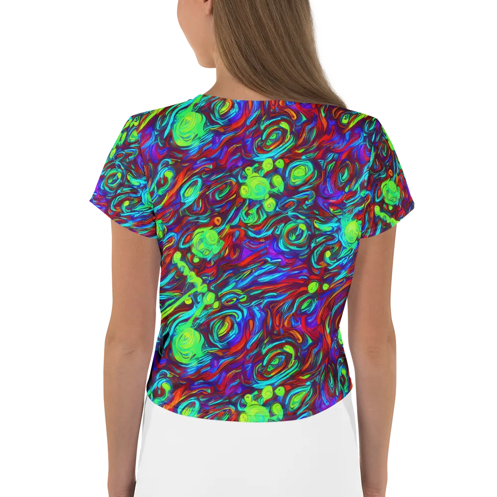 Limewave on Crop Tee — Back