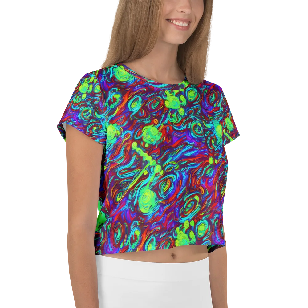 Limewave on Crop Tee — Right