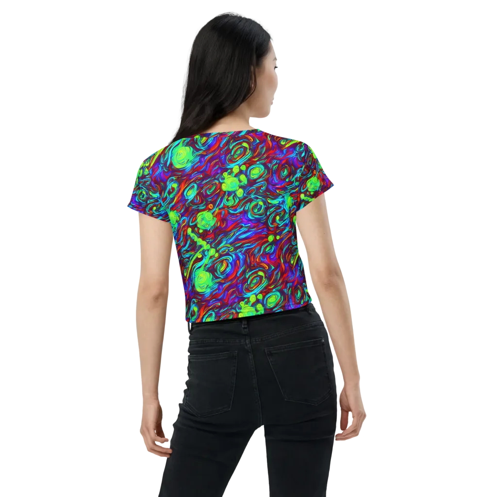 Limewave on Crop Tee — Back
