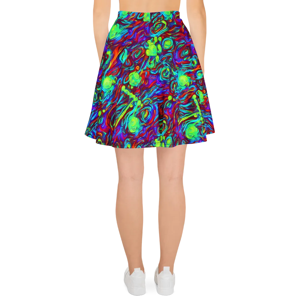 Limewave on Skater Skirt — Back
