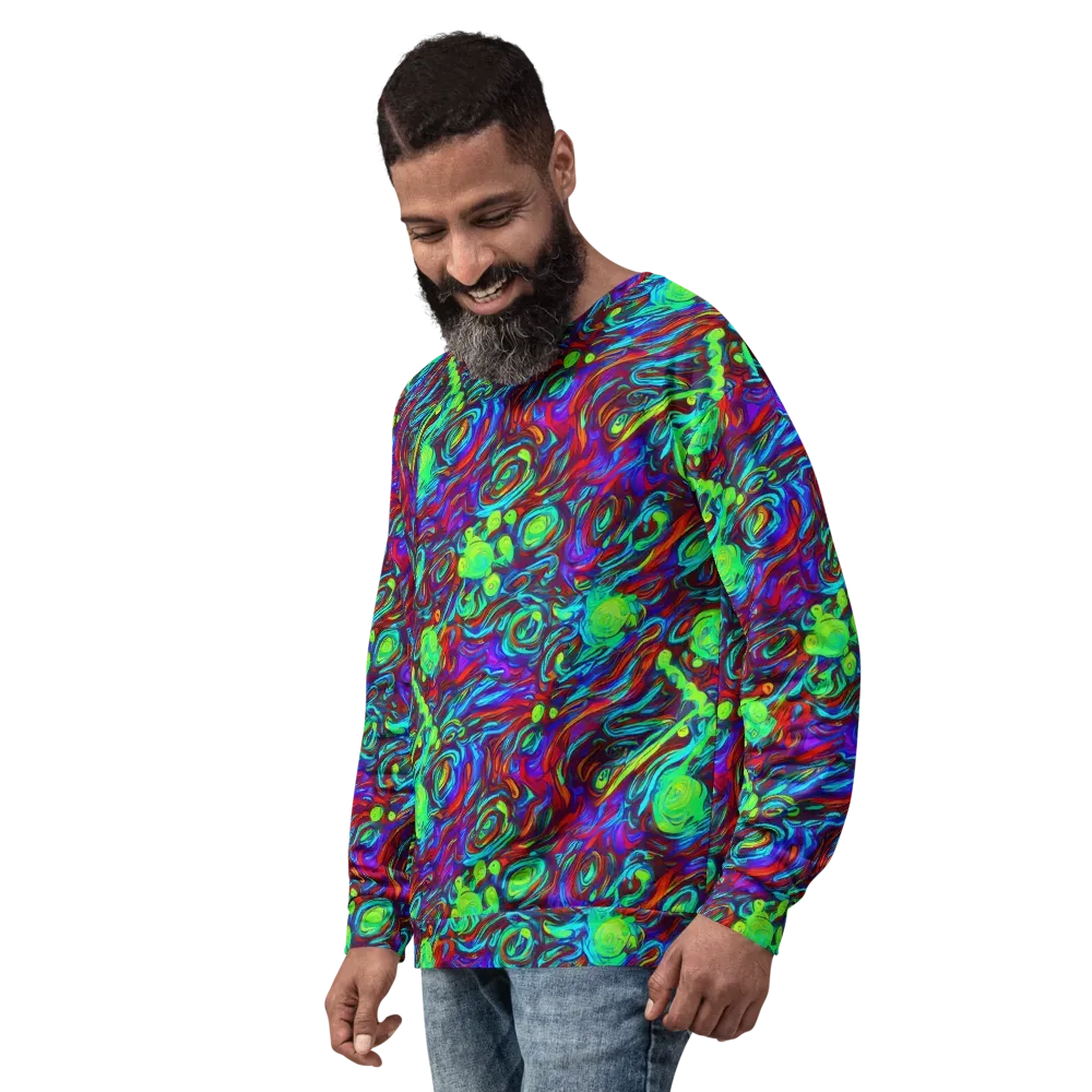 Limewave on Sweatshirt — Left Front