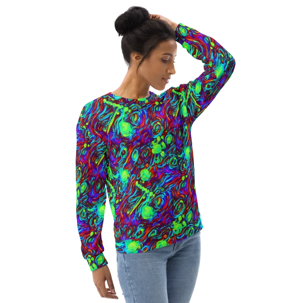 Limewave on Sweatshirt — Right Front