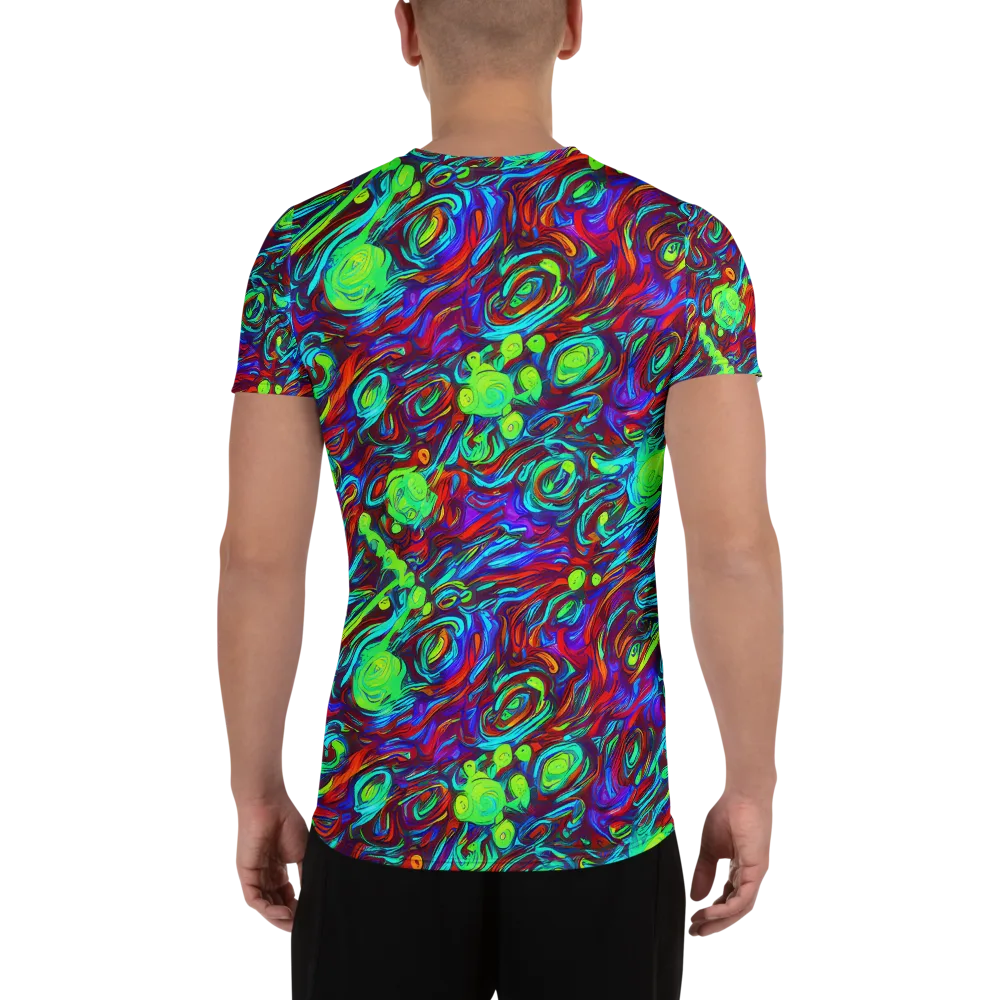 Limewave on Men's Athletic T-Shirt — Back
