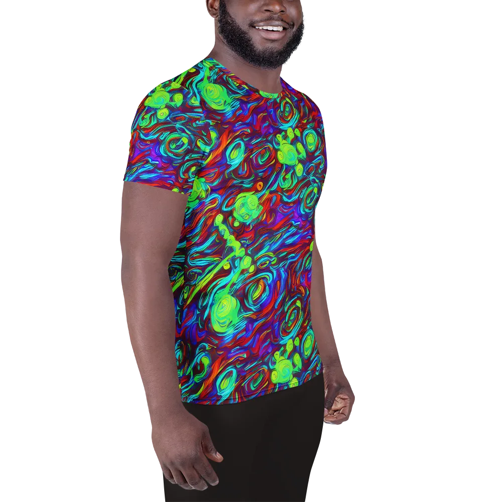 Limewave on Men's Athletic T-Shirt — Right