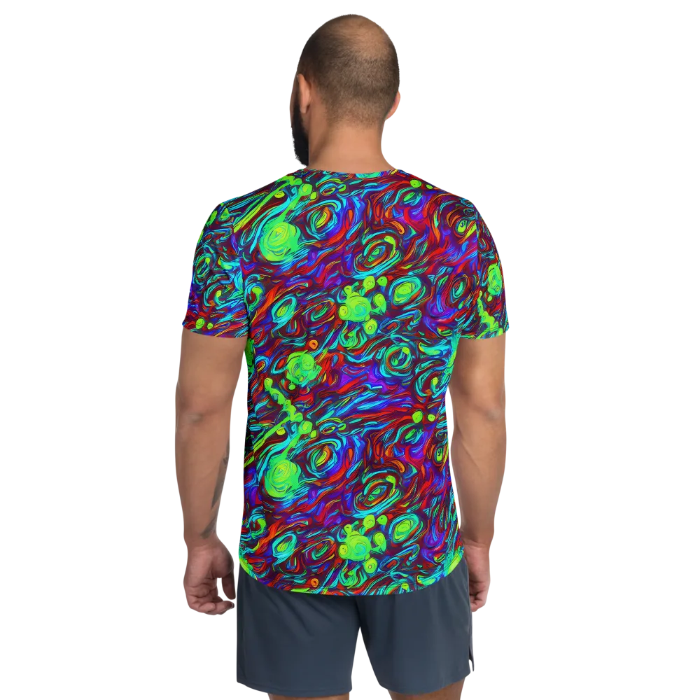 Limewave on Men's Athletic T-Shirt — Back
