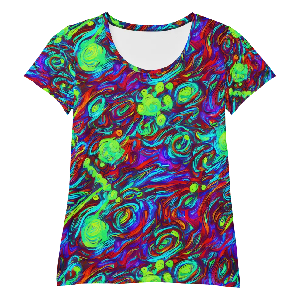 Limewave on Women's Athletic T-Shirt — Front