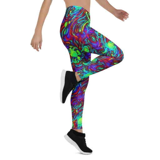 Limewave on a Leggings