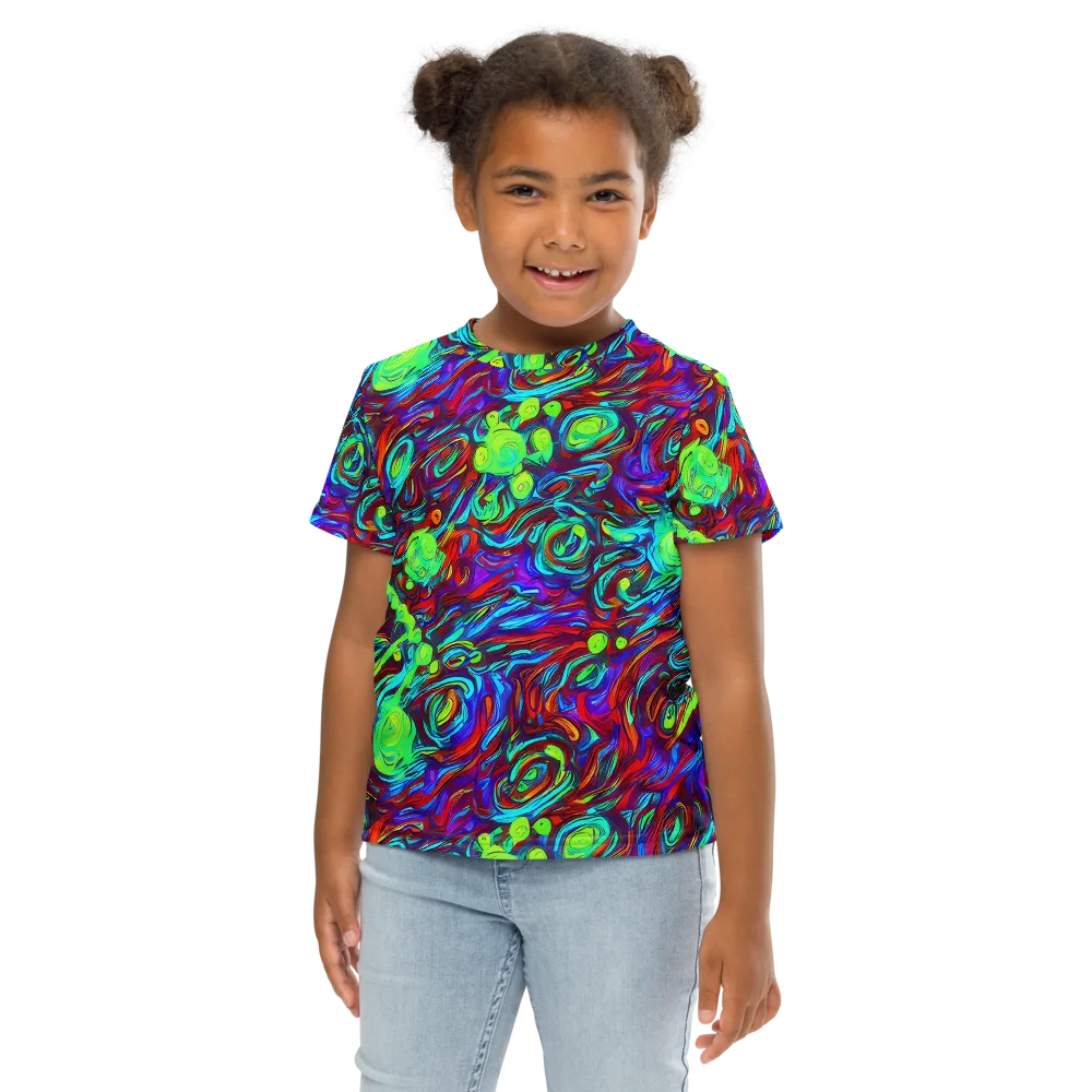Limewave on Kids Crew Neck T-Shirt — Front