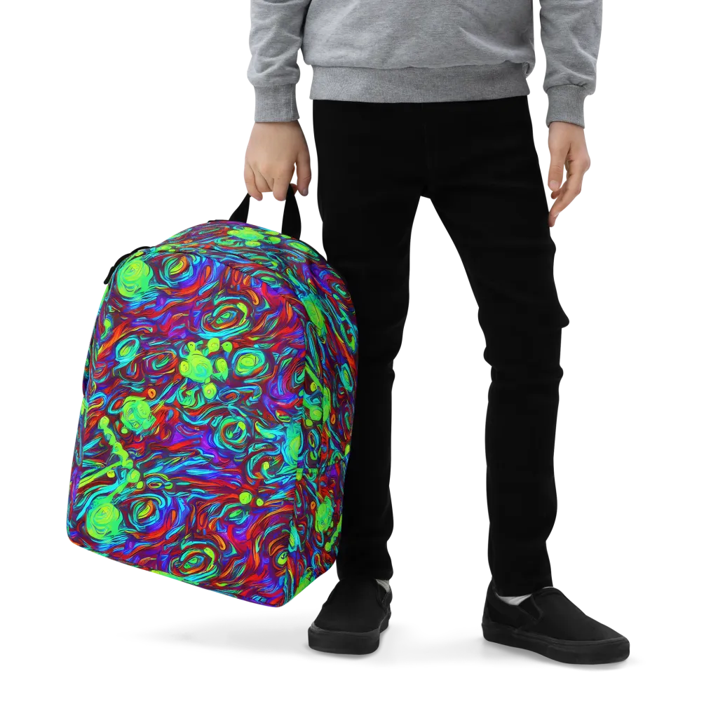 Limewave on Minimalist Backpack — Zoomed-in