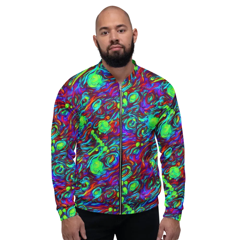 Limewave on Bomber Jacket — Front