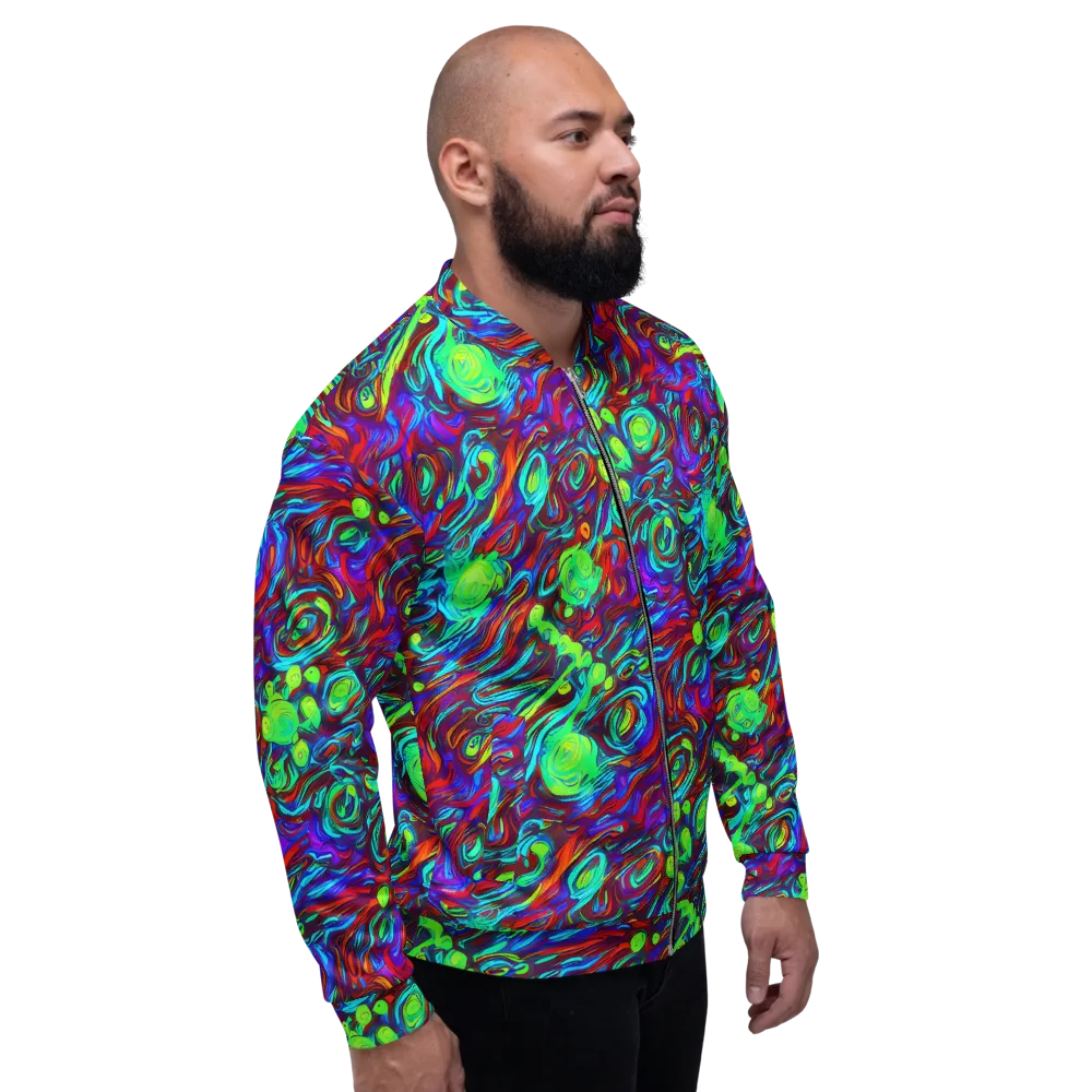 Limewave on Bomber Jacket — Right