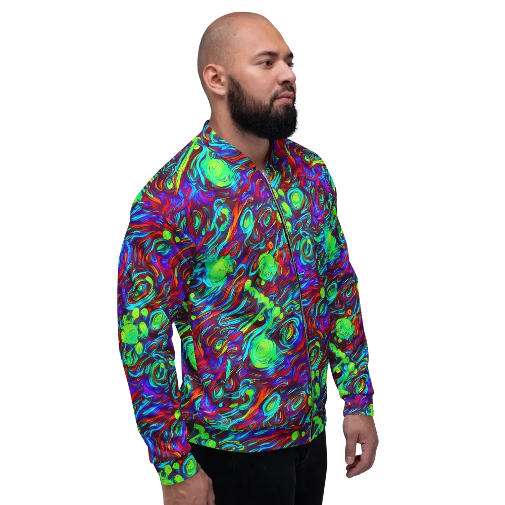 Limewave on Bomber Jacket — Right