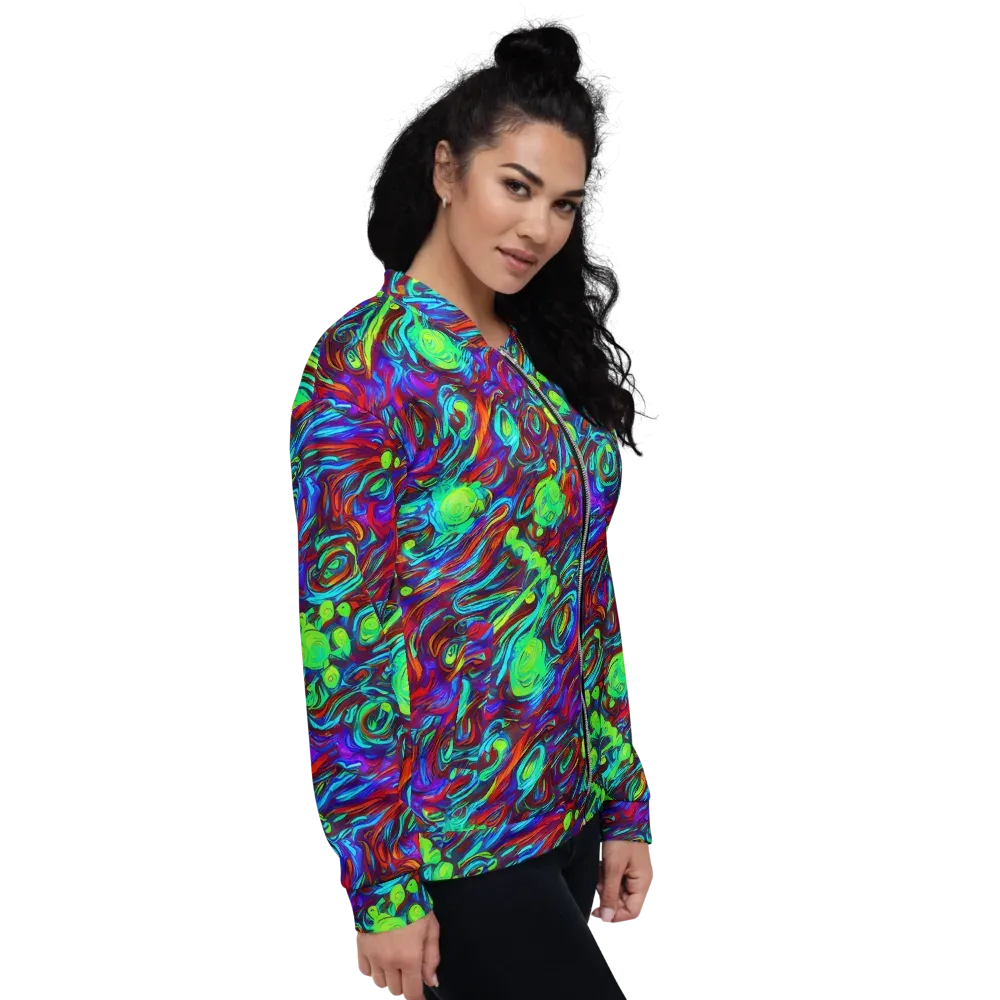 Limewave on Bomber Jacket — Right