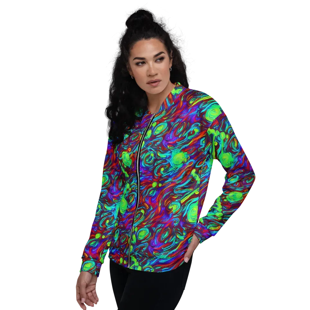 Limewave on Bomber Jacket — Left