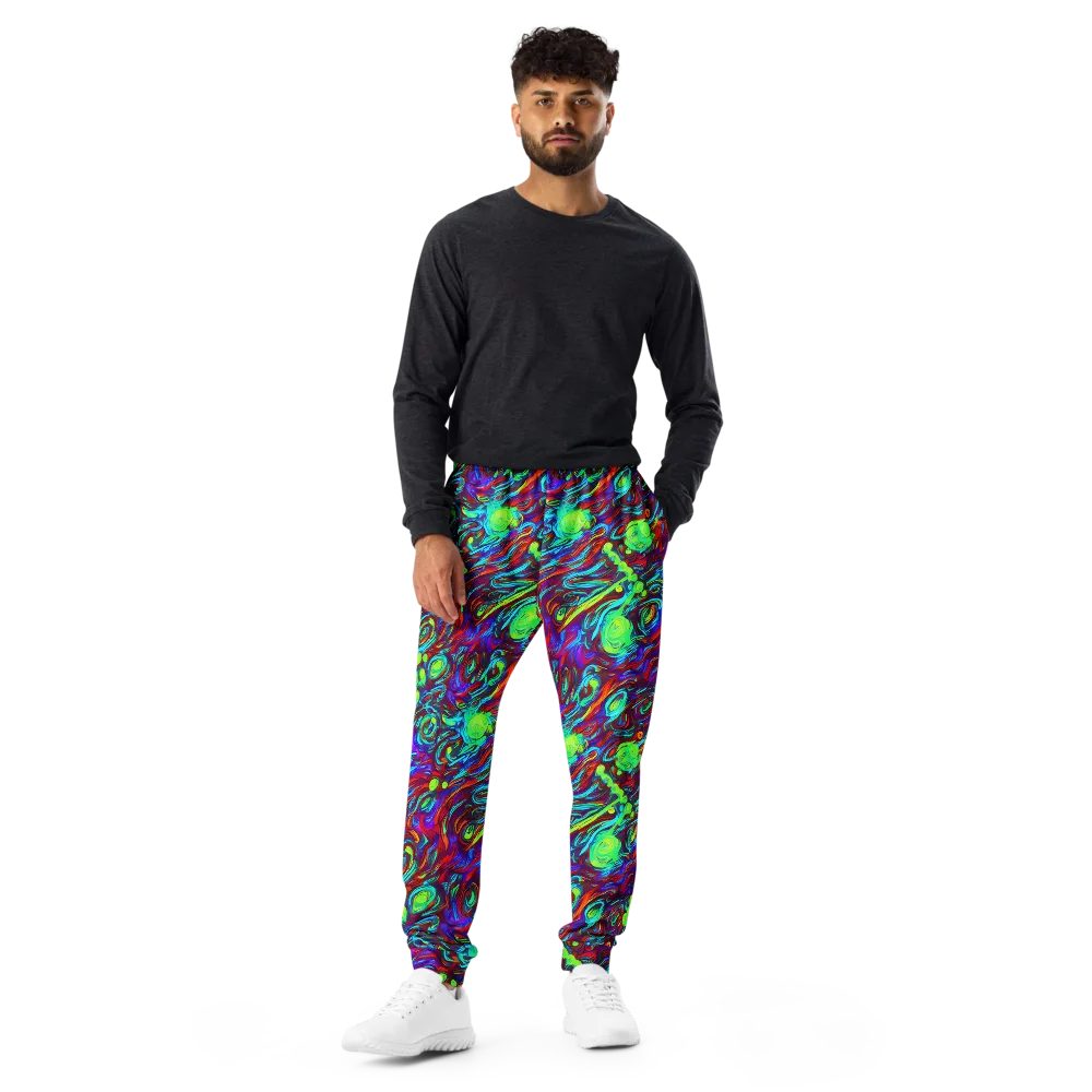 Limewave on Men's Joggers — Front