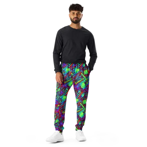 Limewave on a Men's Joggers