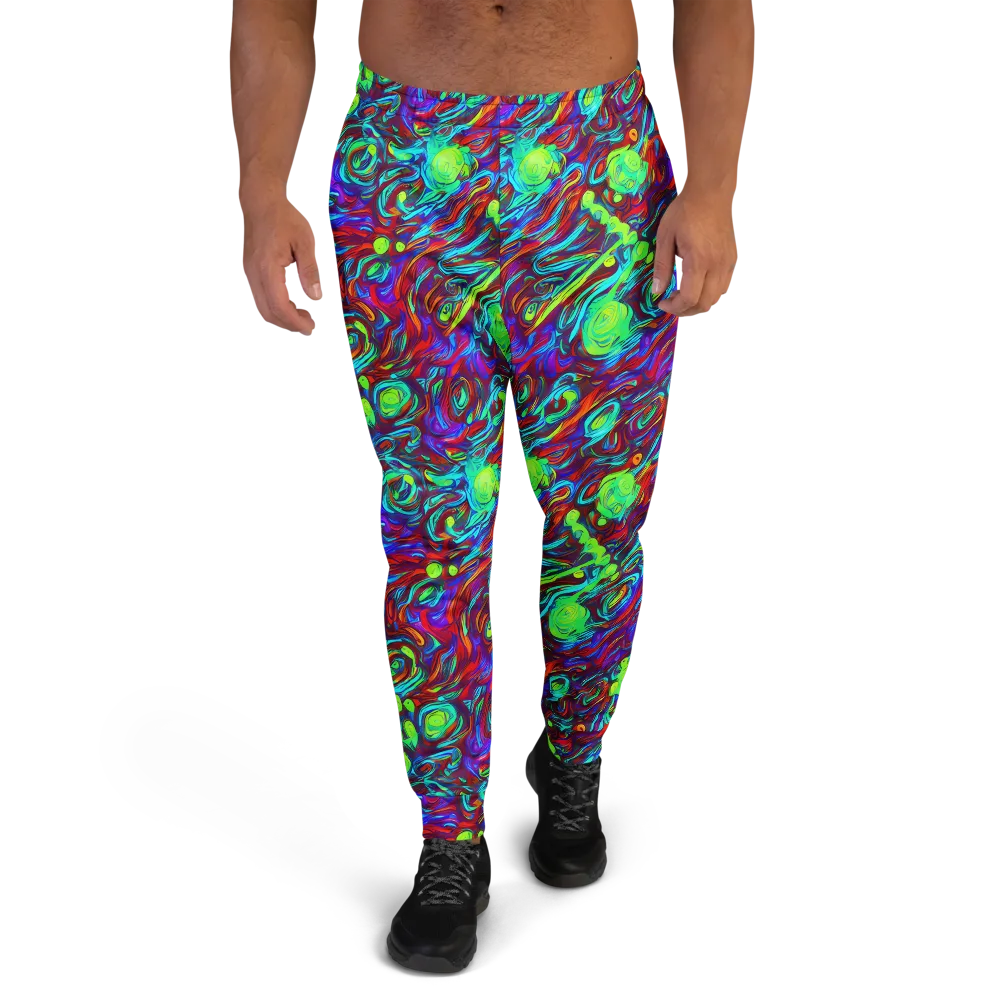 Limewave on Men's Joggers — Front