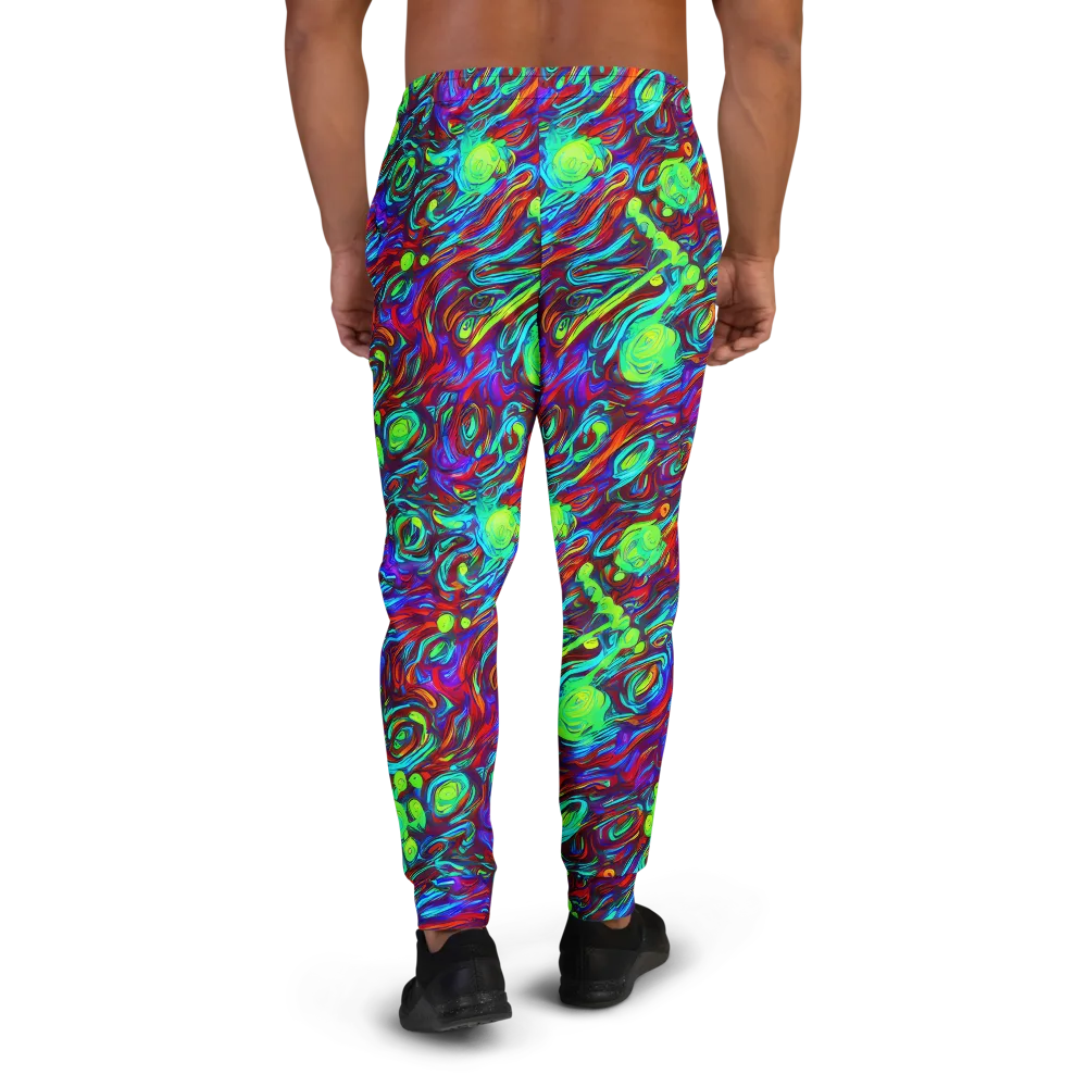 Limewave on Men's Joggers — Back