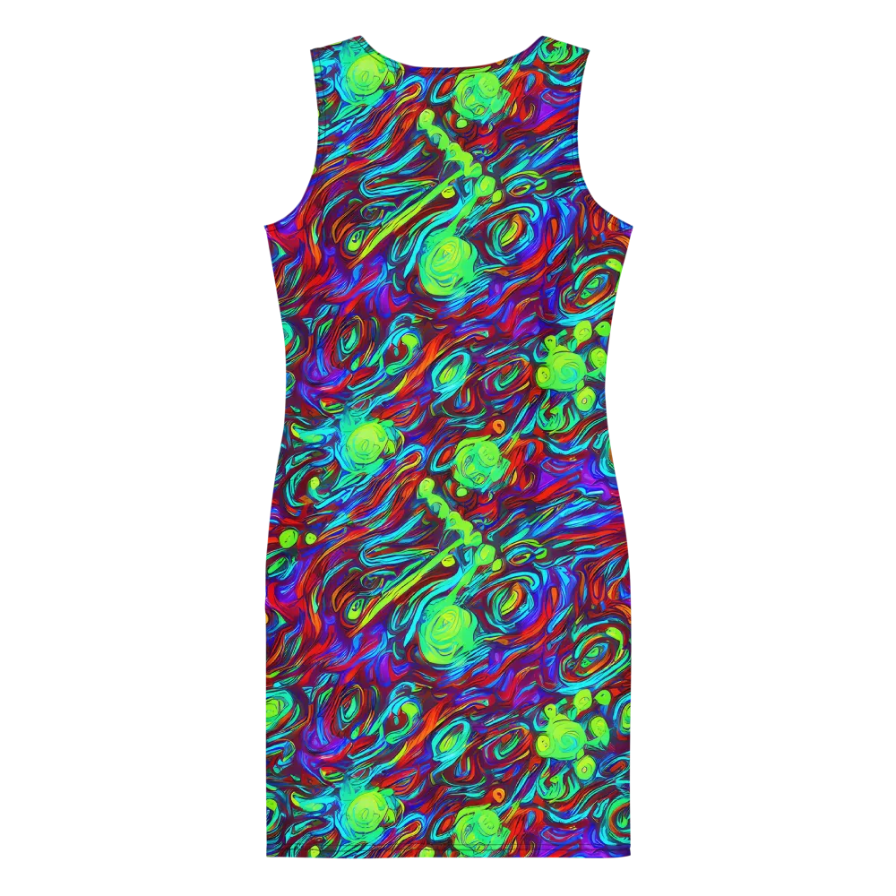 Limewave on Bodycon Dress — Back