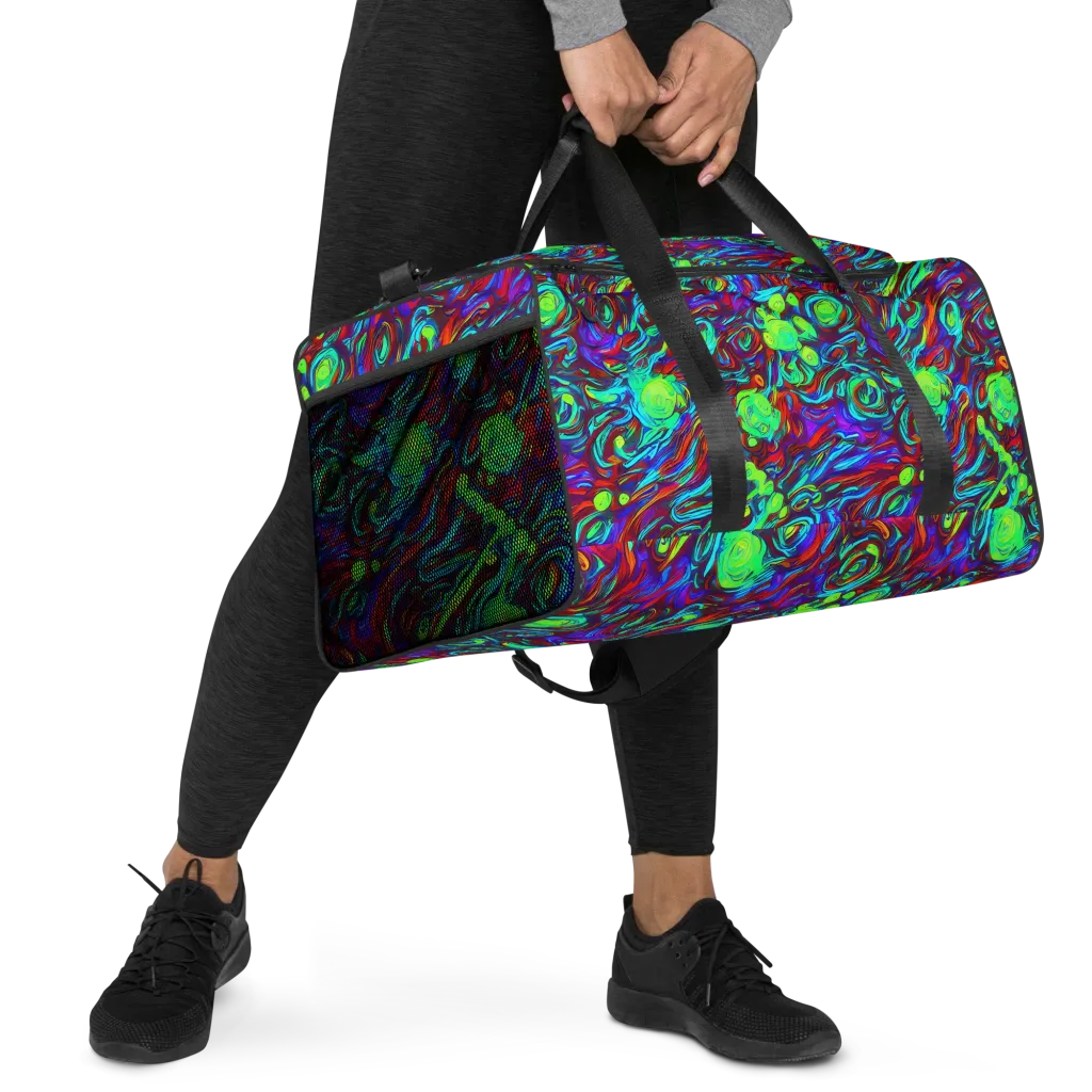 Limewave on Duffle Bag — Right Front