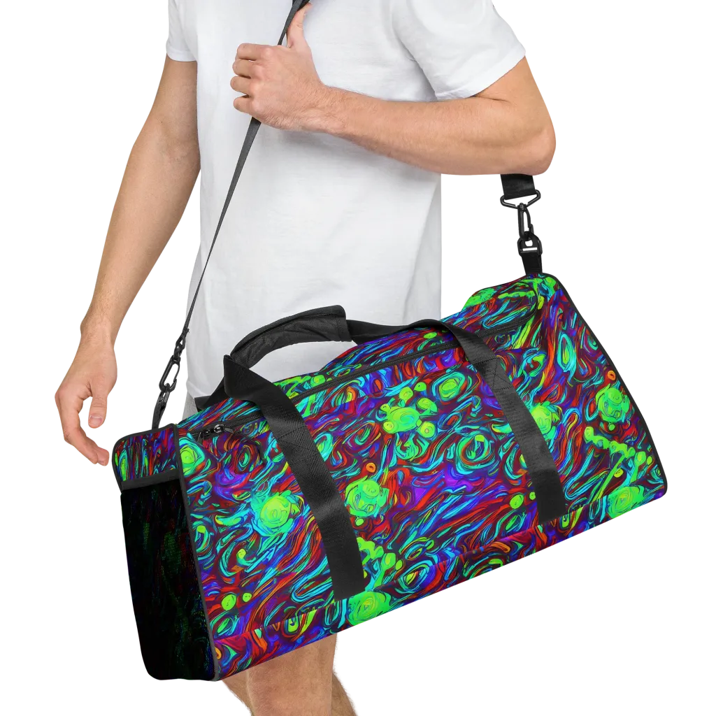 Limewave on Duffle Bag — Right Front