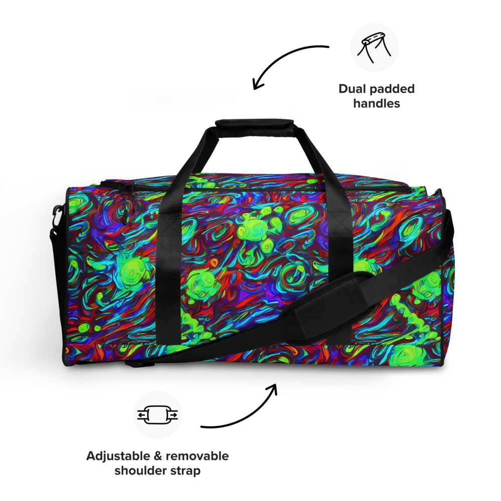 Limewave on Duffle Bag — Front
